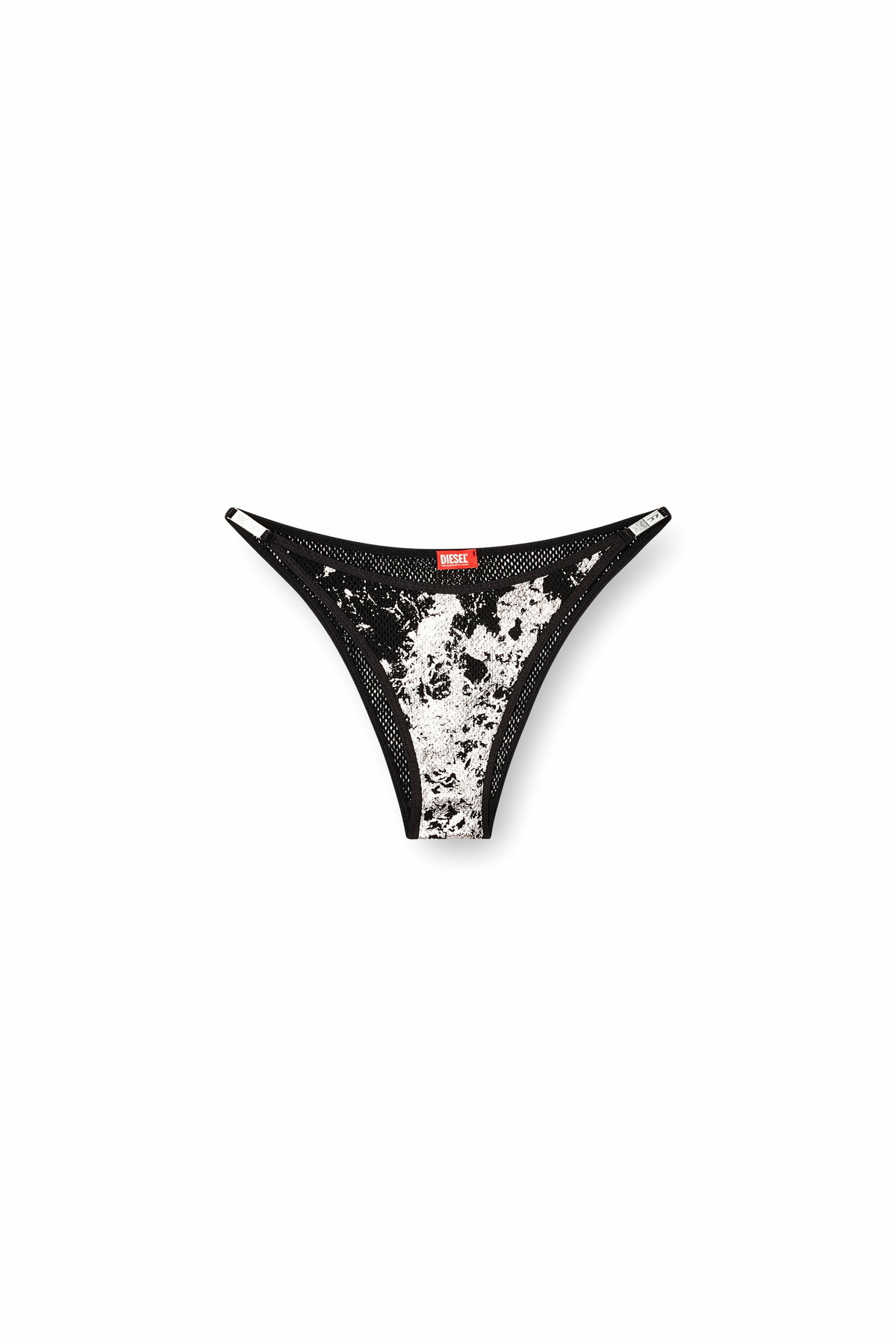 Diesel Foiled fishnet strings - Strings Womens in Black