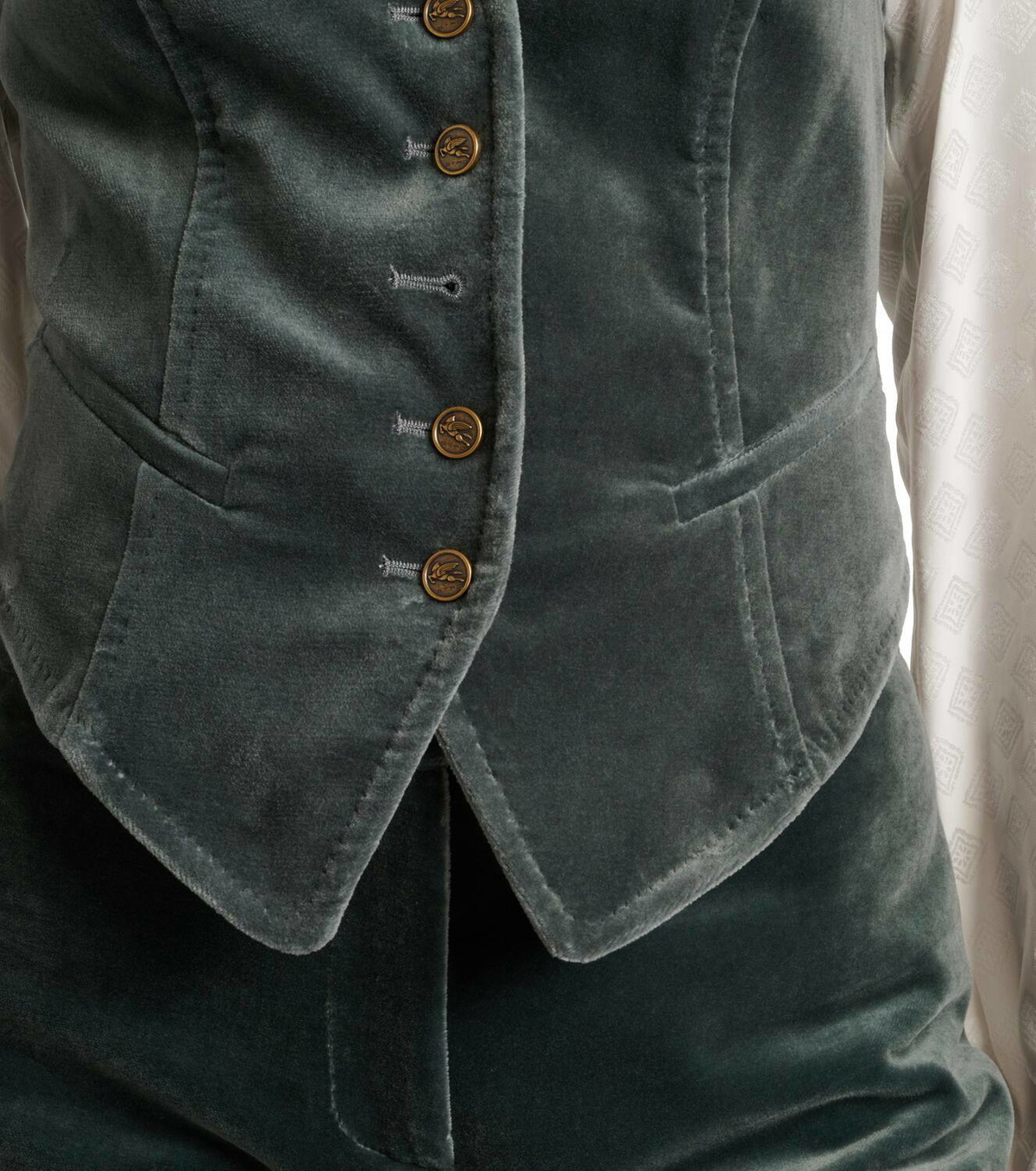 Etro Velvet vest
