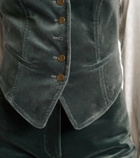 Etro Velvet vest