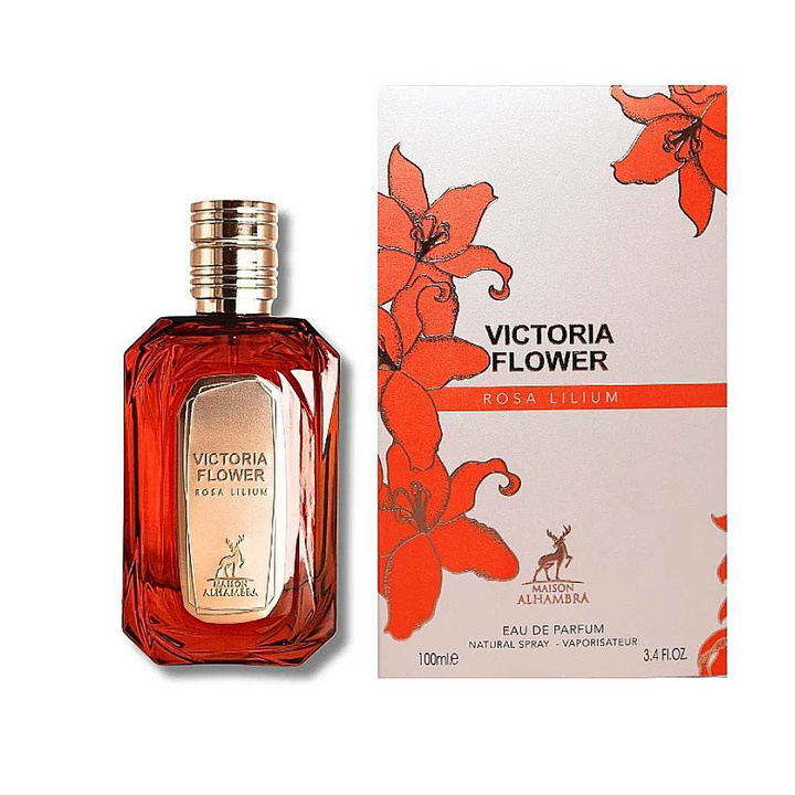 Photo: Lattafa Ladies Victoria Flower Rosa Lilium EDP Spray 3.4 oz Fragrances 6290362340966
