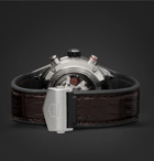TAG Heuer - Carrera Automatic Chronograph 43mm Stainless Steel, Ceramic and Alligator Watch - Men - Brown