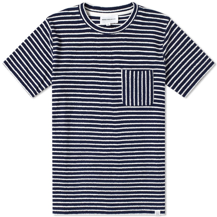 Photo: Norse Projects Niels Pocket Tee Blue