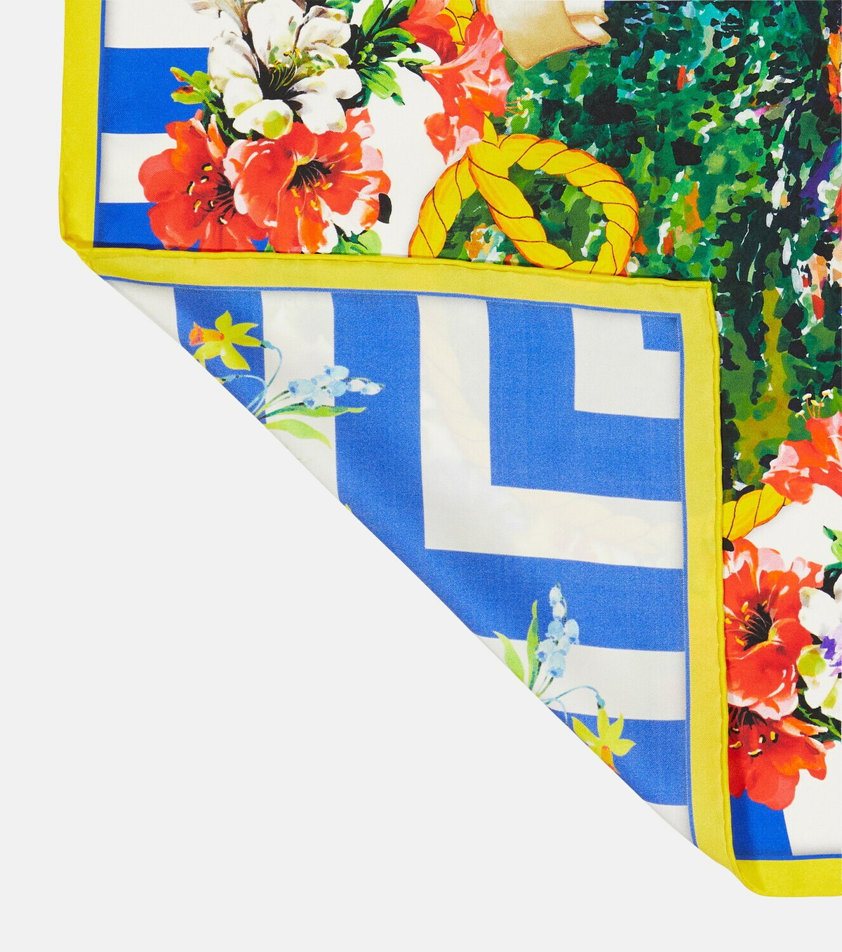 Dolce&Gabbana Portofino printed silk twill scarf
