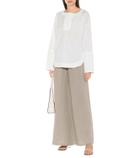 Lee Mathews Elsie cotton-blend blouse