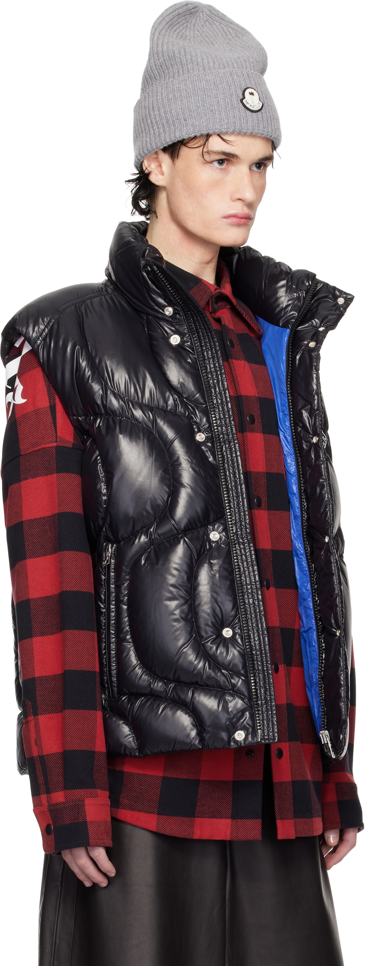 Moncler Genius Moncler x Palm Angels Black Gwenyth Down Vest