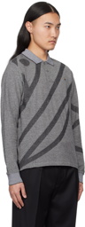 Vivienne Westwood Gray Long Sleeve Polo