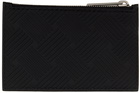 Bottega Veneta Black Zipped Card Holder