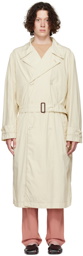 Lemaire Beige Cotton Trench Coat