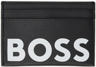 BOSS Black Printed Card Holder