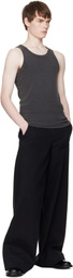 Entire Studios Black Rib Tank Top