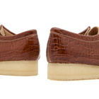 Clarks Originals Women's Croc patent Wallabee Boot in Tan Interest