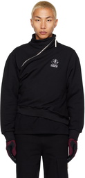 SPENCER BADU Black Zip-Up Turtleneck