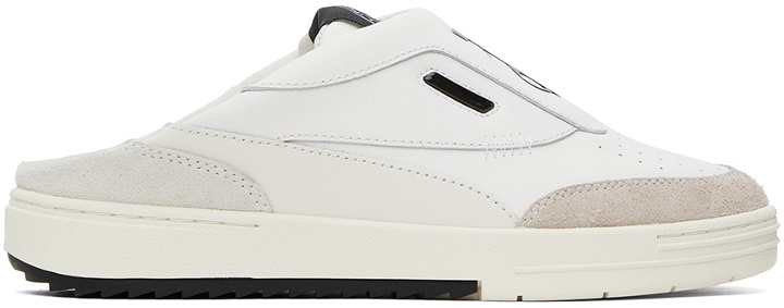 Photo: Palm Angels White University Mule Sneakers