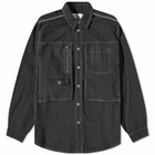 Isabel Marant Men's Pascuale Overshirt in Black