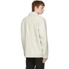 System Off-White Faux-Leather Jacket