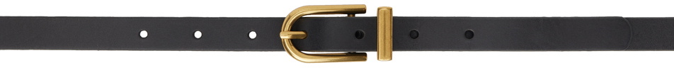 FRAME Black Petit Simple Art Deco Belt