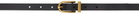 FRAME Black Petit Simple Art Deco Belt