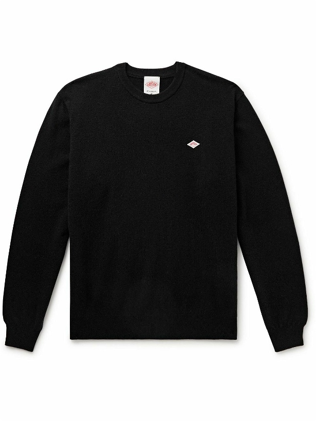 Photo: Danton - Logo-Appliquéd Wool Sweater - Black