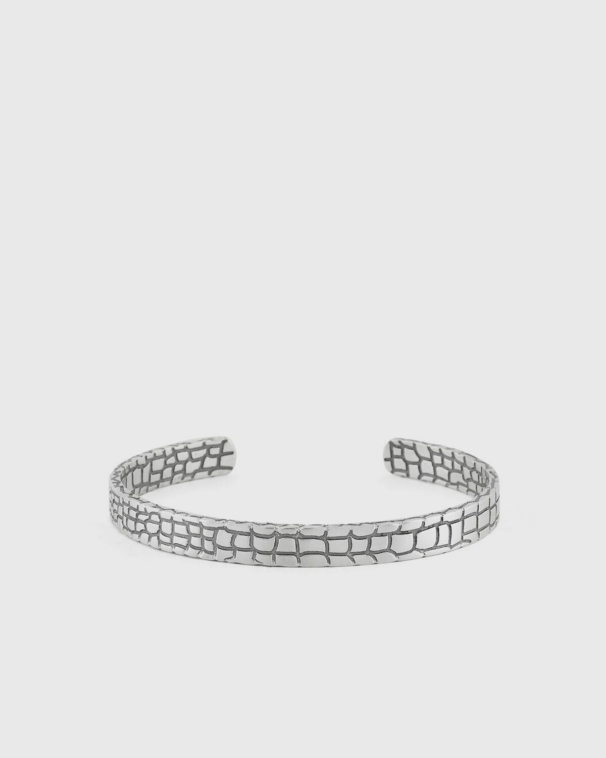 Serge DeNimes Silver Snake Bangle silver Mens Jewellery