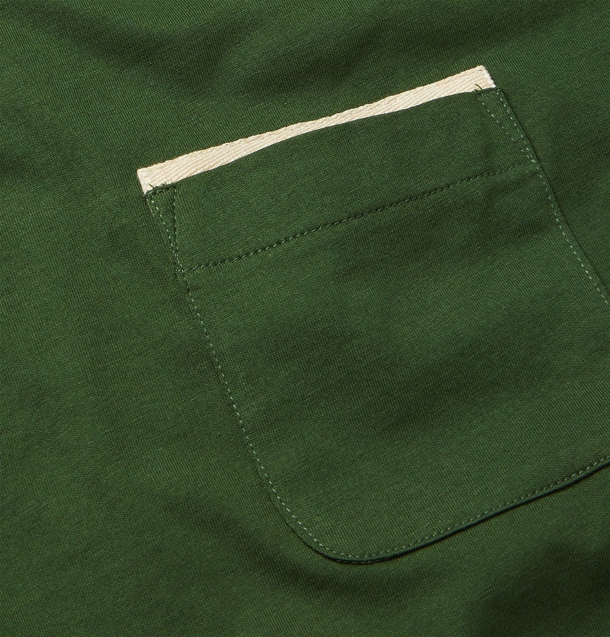 Oliver Spencer - Herringbone-Trimmed Organic Cotton-Jersey T-Shirt ...