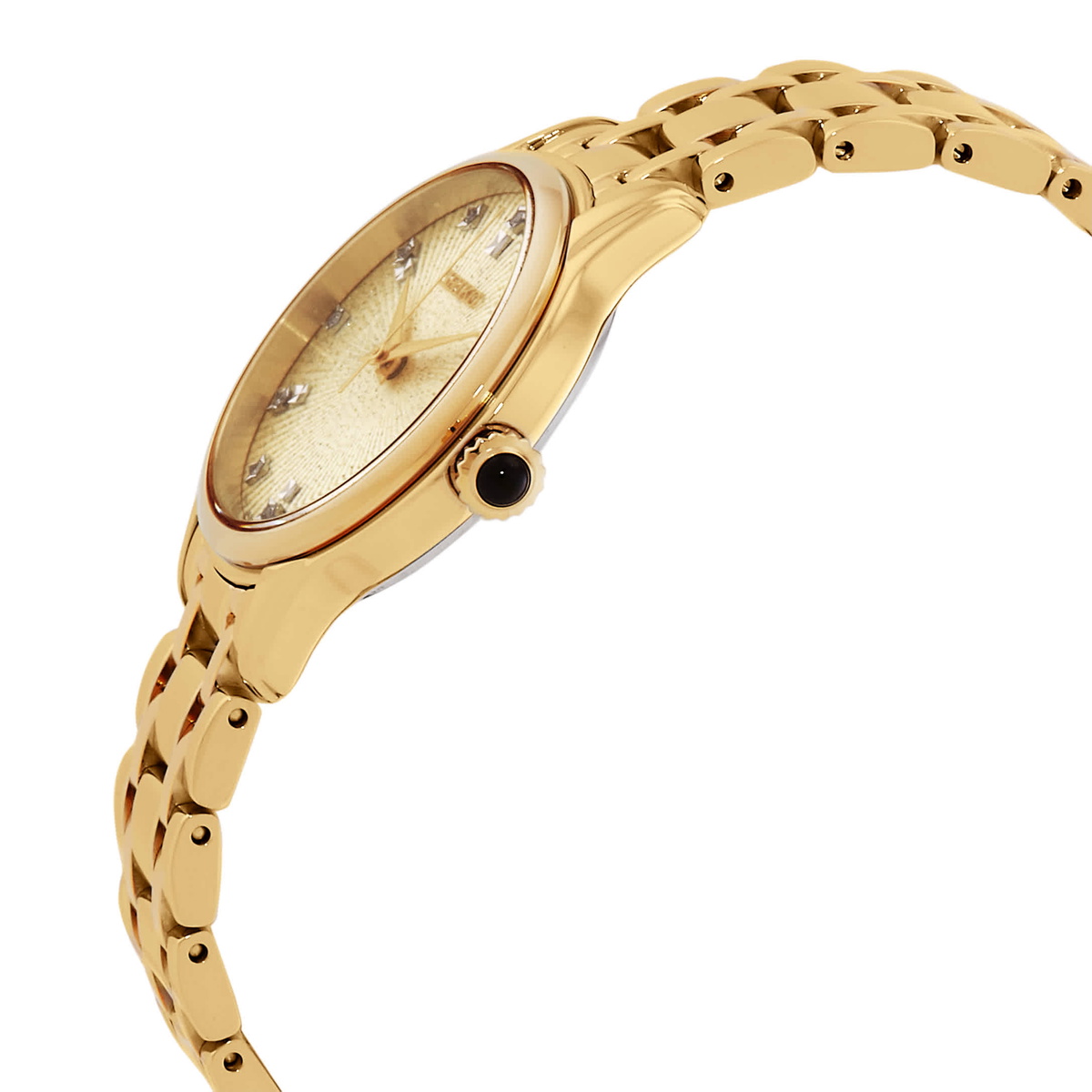 アナログ腕時計 SEIKO | Discover More Quartz Diamond Gold Dial SRZ552P1 Seiko Discover More Quartz Diamond Gold Dial Ladies Watch
