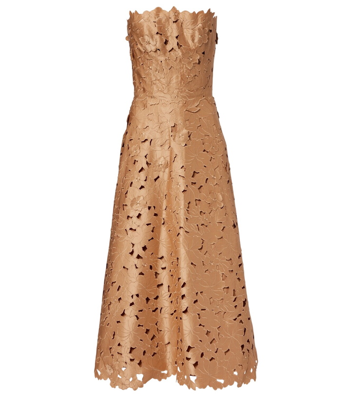 Photo: Costarellos Vella floral lace cocktail dress