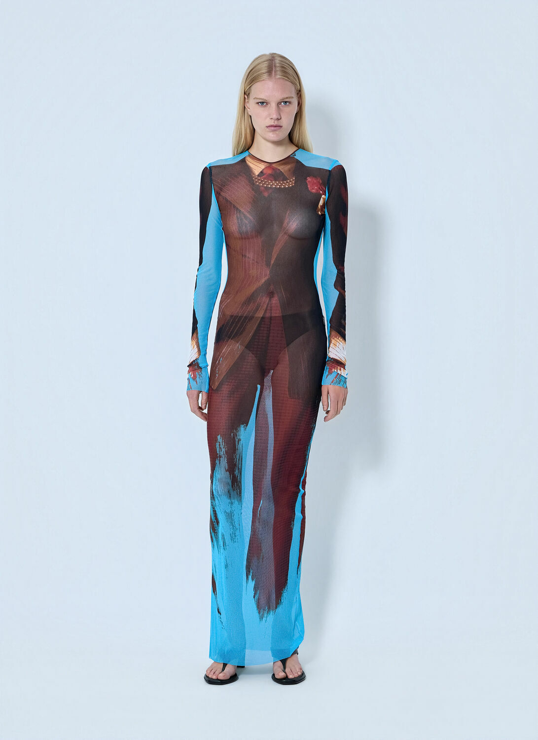 Jean Paul Gaultier Re-Edition La Robe Tennis Costume Long Dress