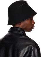 Y's Black Wool Bucket Hat