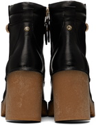 Sophia Webster Black Zadie Ankle Boot