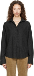 AGOLDE Gray Aris Wool Shirt