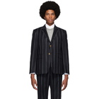 Thom Browne Navy Stripe Classic Sport Coat