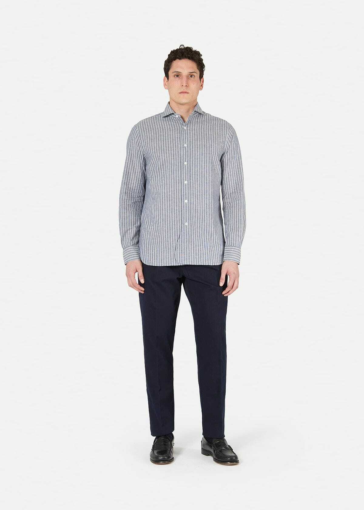doppiaa Aalassio French Collar Shirt