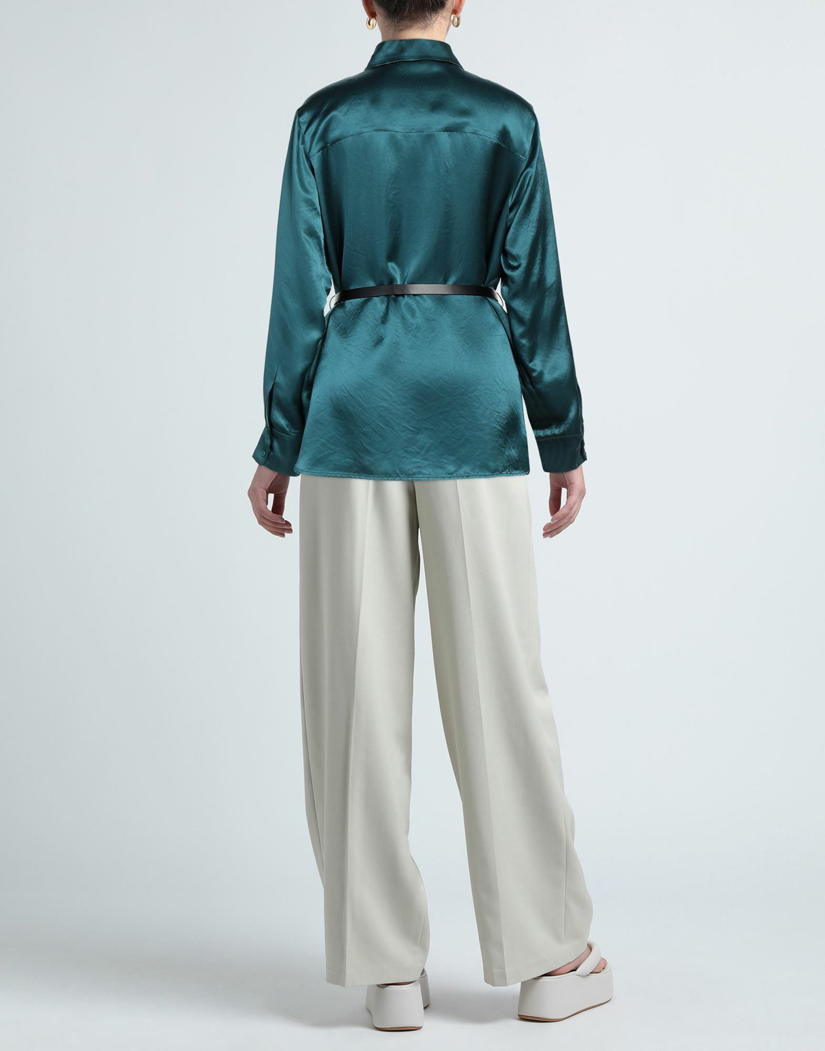 Max Mara Womens Shirt Deep teal