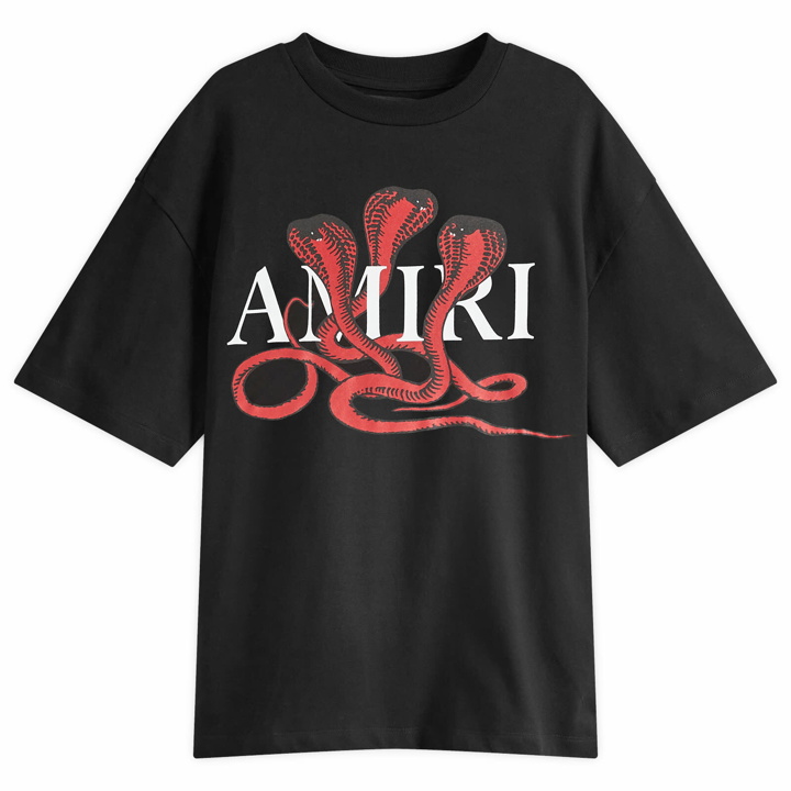 Photo: AMIRI Men's CNY Snake T-Shirt in Black/Red