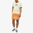 Pleasures Men's Scholar Sport Shorts in Orange