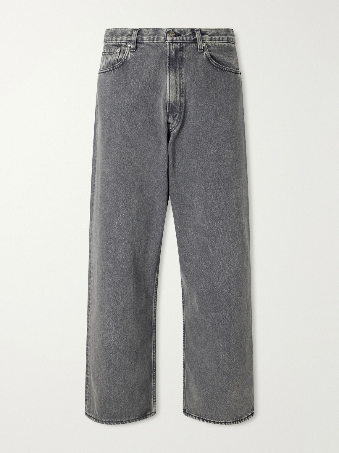 OrSlow - Super Dad's Wide-Leg Jeans - Gray