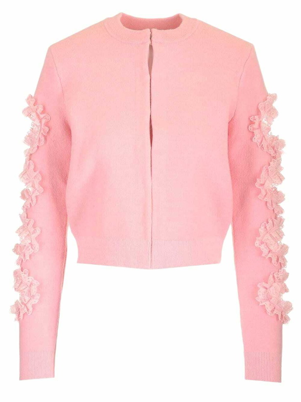 Photo: self-portrait Cut-out Detailed Cardigan