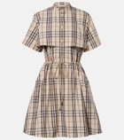 Burberry Burberry Check cotton minidress
