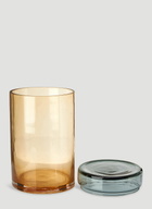 POLSPOTTEN Set of Three Caps & Jars Multi Mix