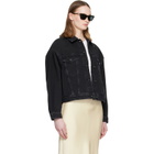 ANINE BING Black Quincy Denim Jacket