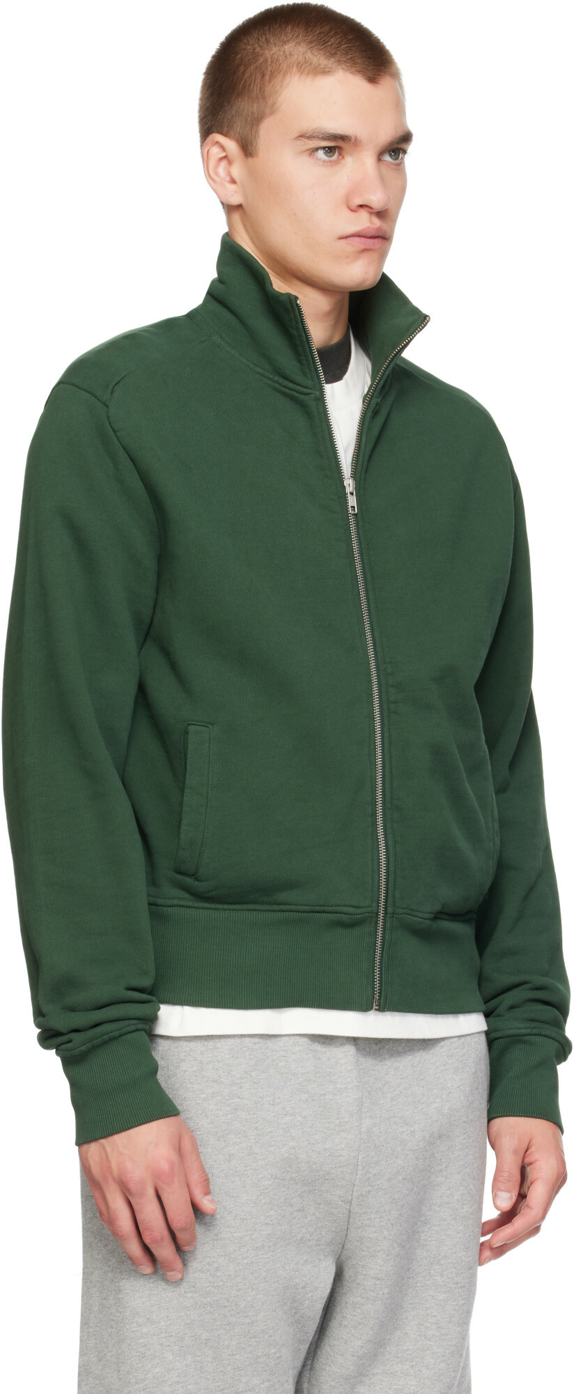 Entire Studios Green Standard Track Jacket