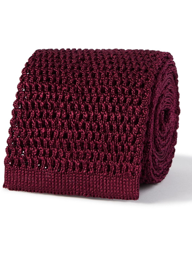 Photo: TOM FORD - 7.5cm Knitted Silk Tie