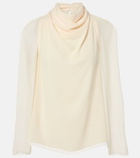 Altuzarra Cara draped top