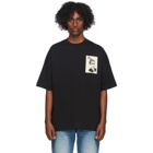 AMI Alexandre Mattiussi Black Anniversary Face Patch T-Shirt