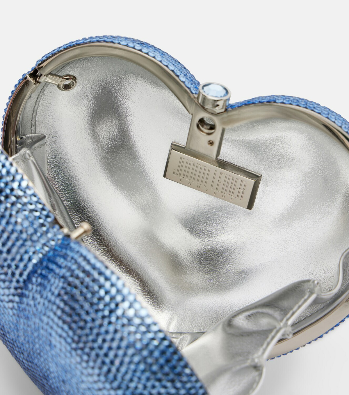 Judith Leiber Couture L'Amour Petit Coeur embellished clutch