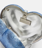 Judith Leiber Couture L'Amour Petit Coeur embellished clutch