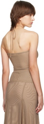 ORIENS Tan Body Form Camisole