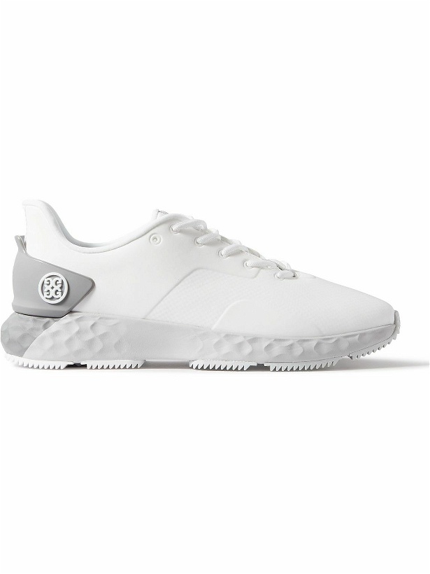 Photo: G/FORE - MG4 Rubber-Trimmed Shell Golf Sneakers - White