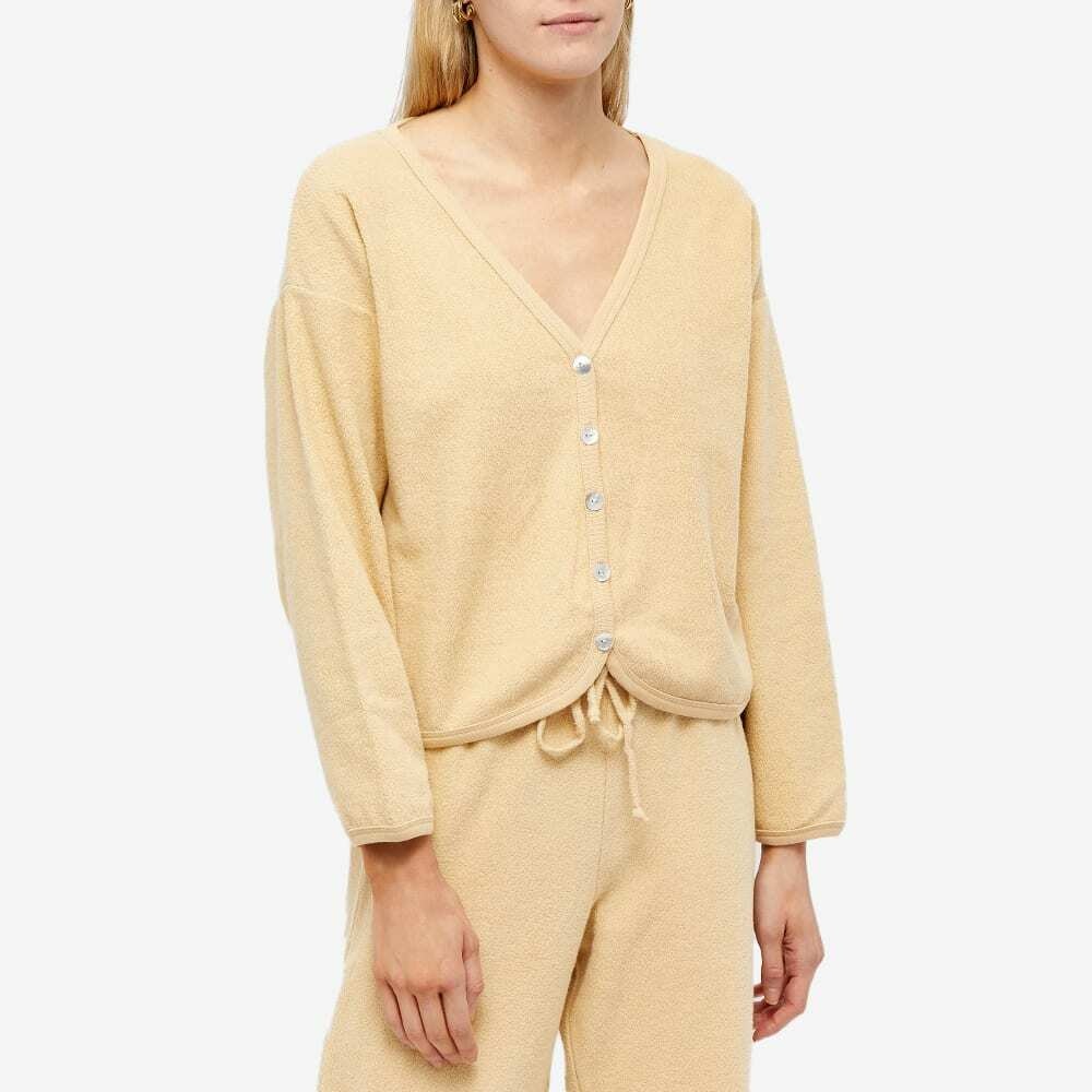 DONNI. Women's Brushed Terry Cardigan in Oat DONNI.