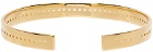 A.P.C. Gold Concert Fin Bracelet